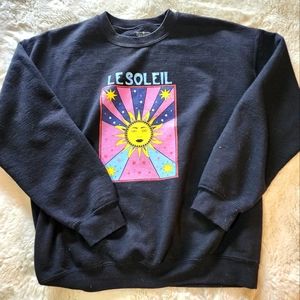 Daisy Street Le Soleil Hoodie/Size Medium